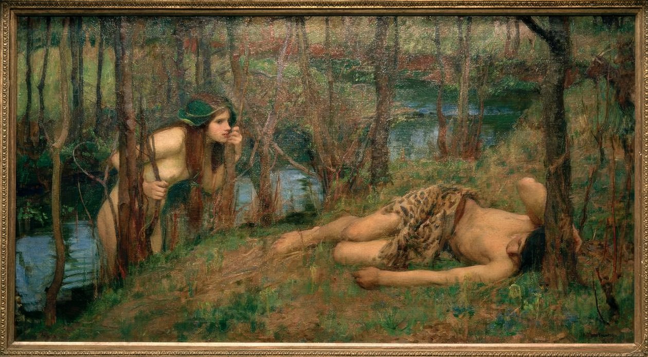 En Naiad av John William Waterhouse