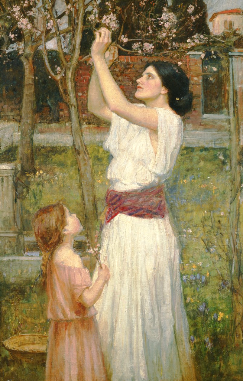 Mandelblomster, ca. 1916 av John William Waterhouse
