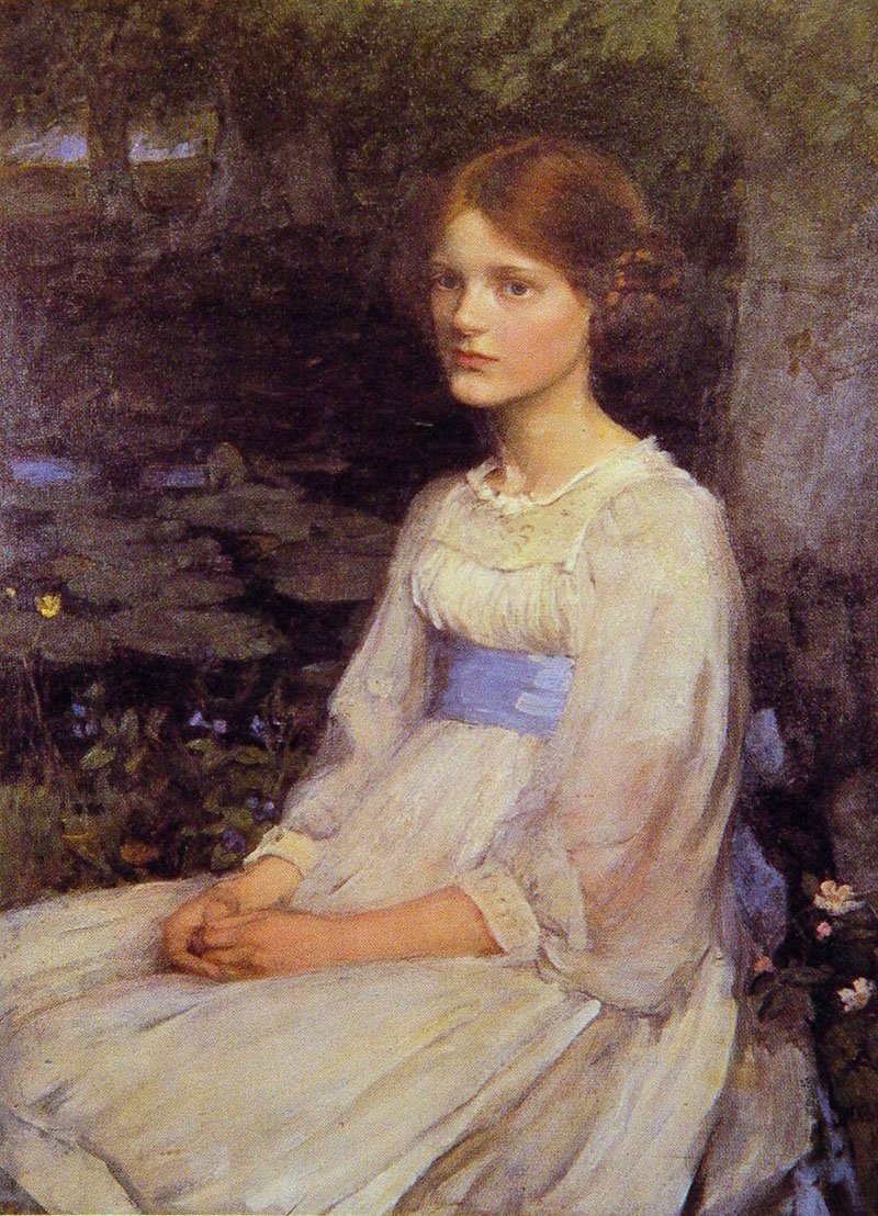 Frøken Betty Pollock av John William Waterhouse