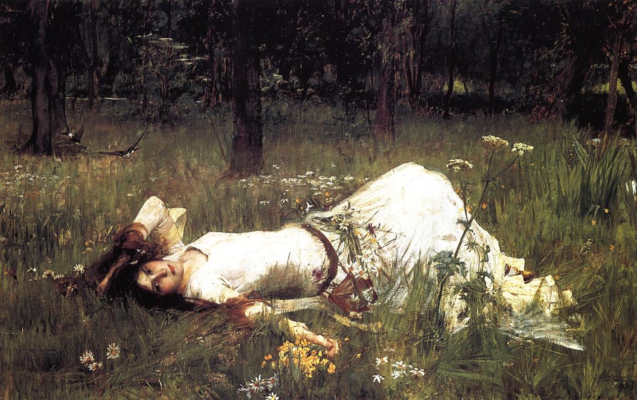 Ophelia av John William Waterhouse