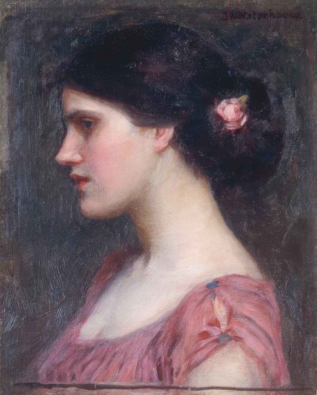 Portrett av en jente av John William Waterhouse
