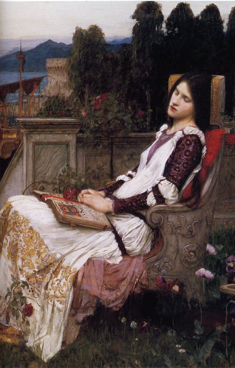 Saint Cecilia av John William Waterhouse