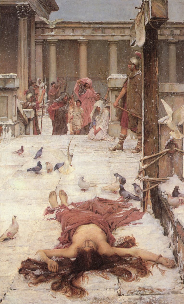 Saint Eulalia av John William Waterhouse