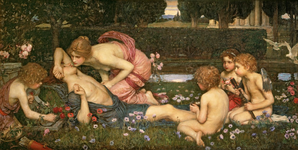 The Awakening of Adonis, 1899 av John William Waterhouse