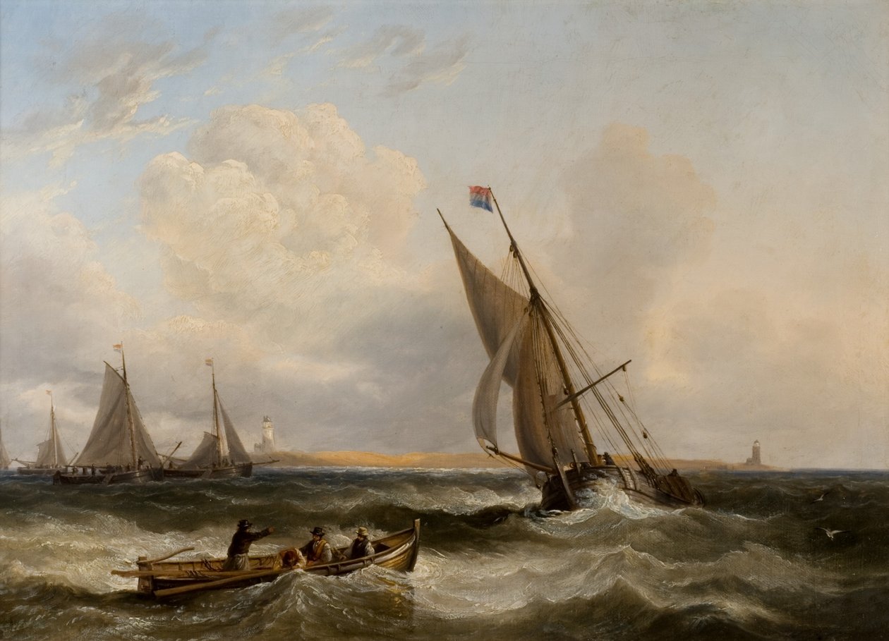 Sjølandskap av John Wilson Carmichael
