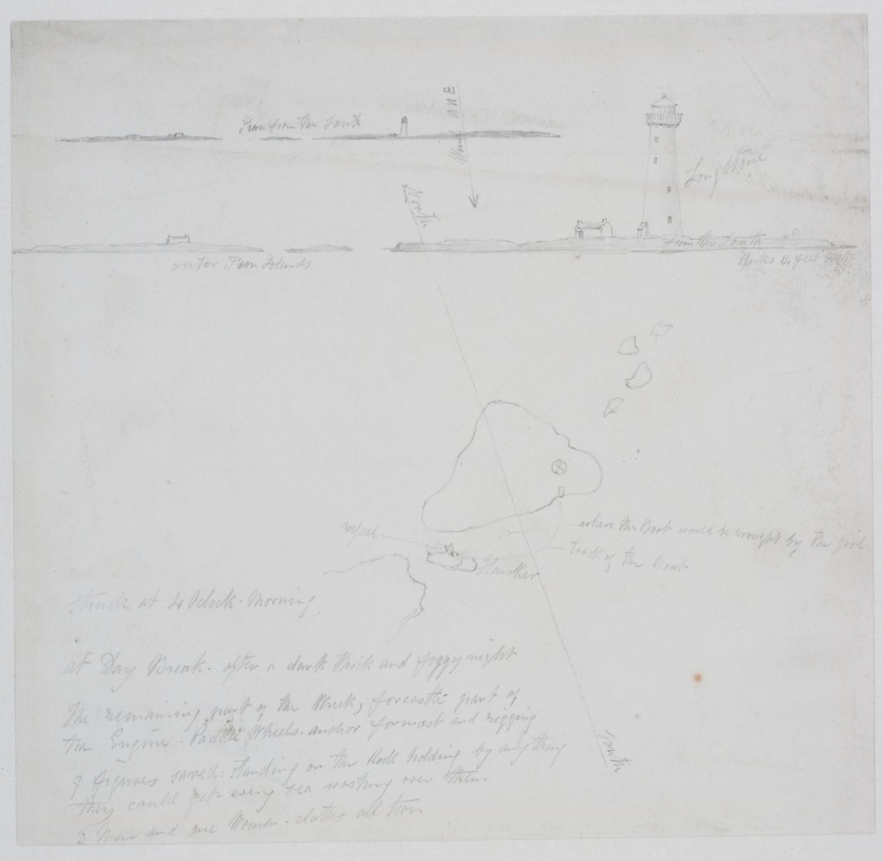 Studie for Scene of Grace Darling