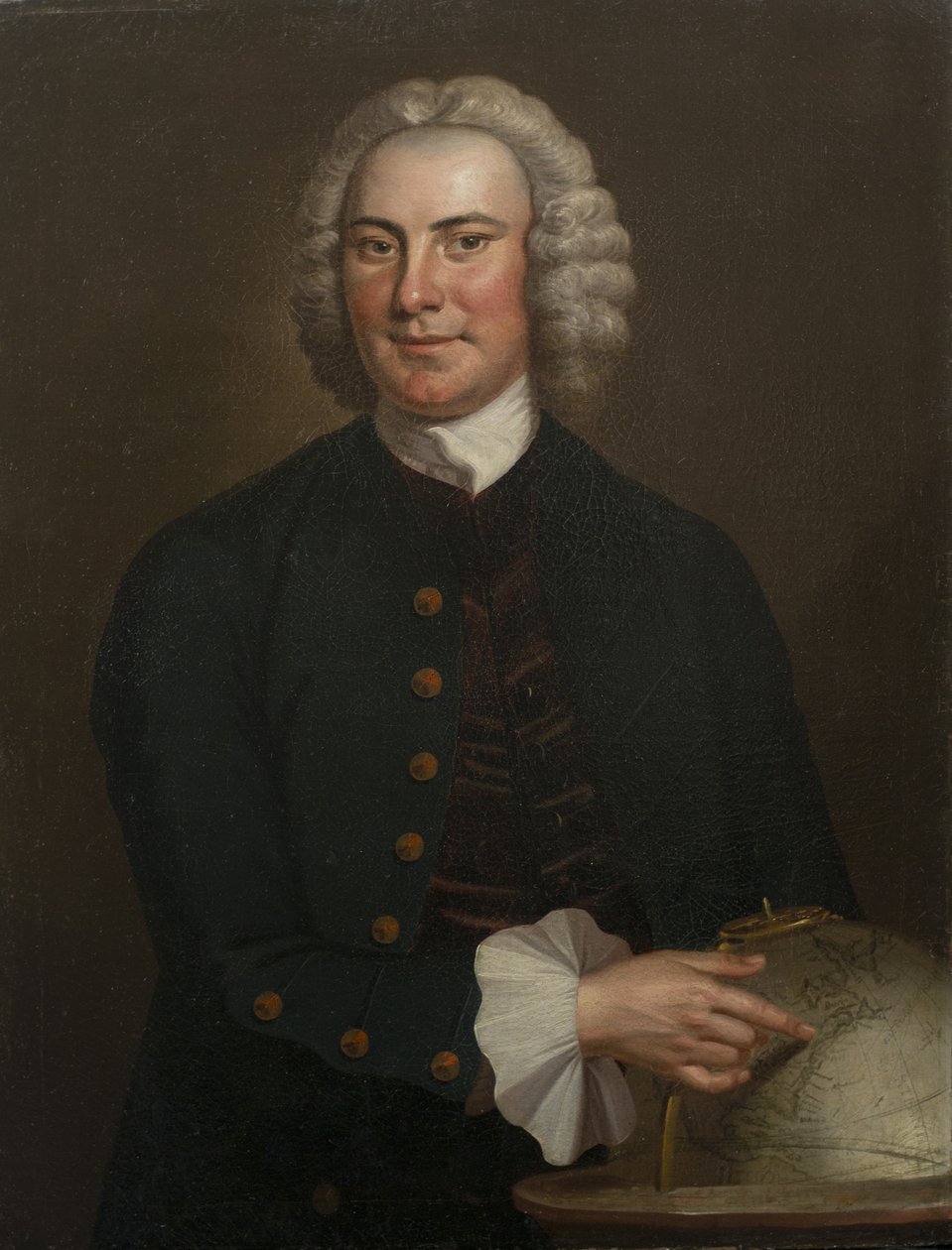 Kaptein John Waddell (1714-1762), 1750 av John Wollaston