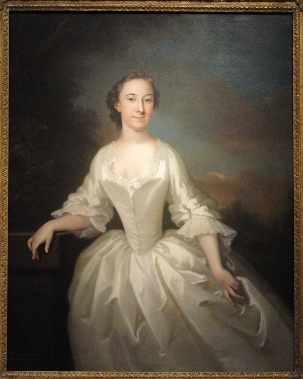 Portrett av Lucy Parry, Kone til Admiral Parry av John Wollaston