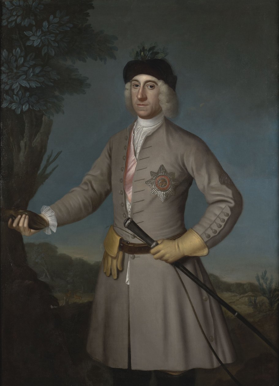 Portrett av John Campbell, 3. jarl av Breadalbane og Holland (1696-1782) av John Wootton