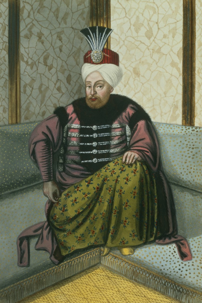 Mahomet (Mehmed) IV (1642-93) Sultan 1648-87, fra 'A Series of Portraits of the Emperors of Turkey', 1808 av John Young