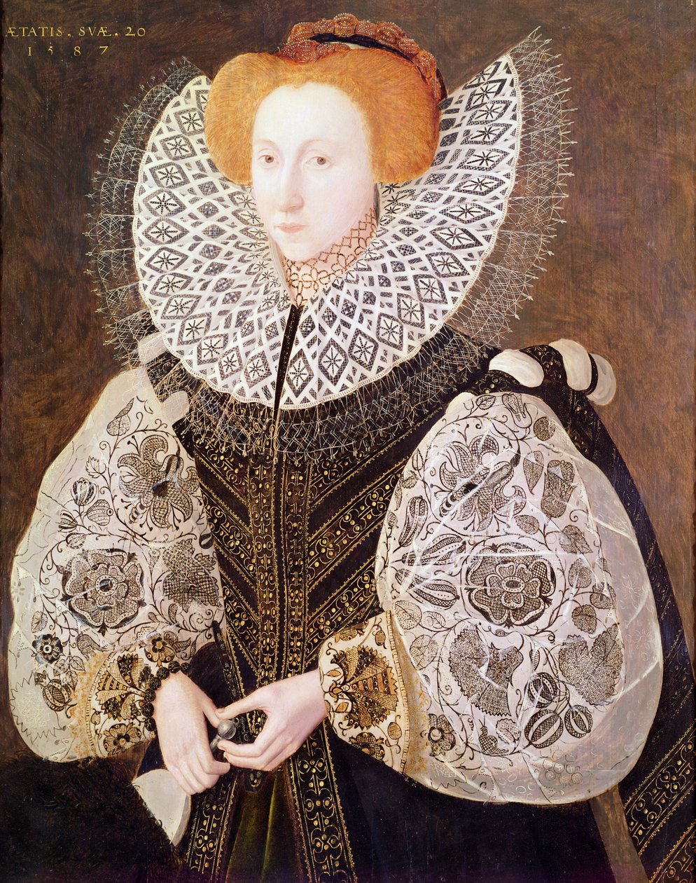 Ukjent jente, 20 år gammel, 1587 av John Bettes the Younger