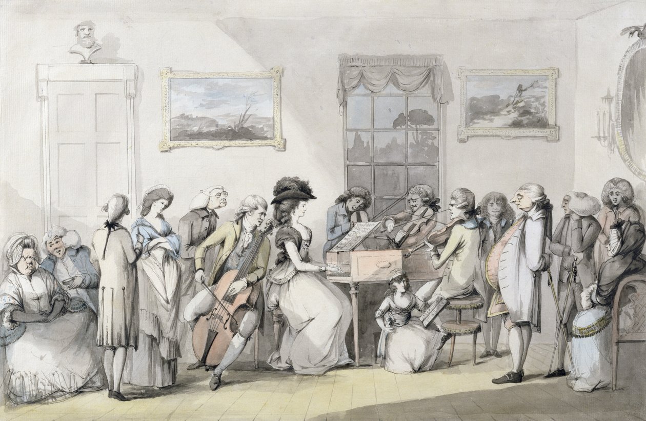 Konsertfesten, 1784 av John the Younger Dunthorne
