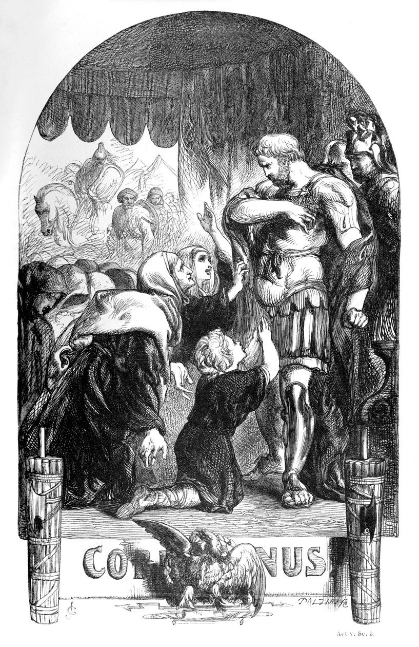 Coriolanus av John (after) Gilbert