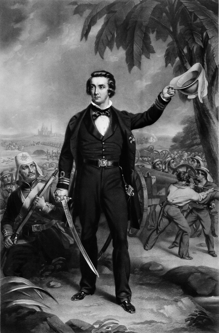 Kaptein Sir William Peel RN, VC, KCB, 21. september 1857 (mezzotint) av John (after) Lucas