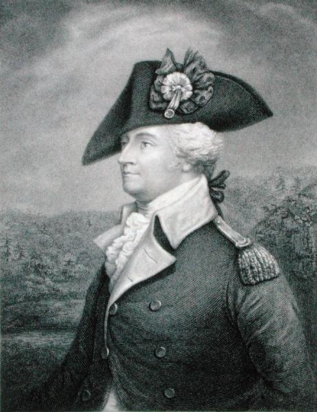 Brigadegeneral Anthony Wayne (1745-96) gravert av John Francis Eugene Prud