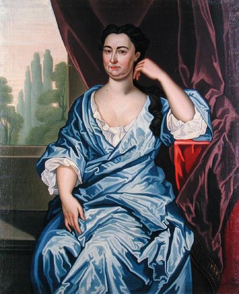 Fru Kiliaen Van Rensselaer (Maria Van Cortlandt), ca. 1730 (olje på lerret) av John (attr.) Watson