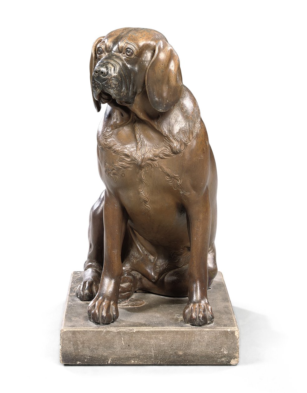 En George III-modell av en hund, ca. 1760 (se også 433421) av John (attr. to) Cheere