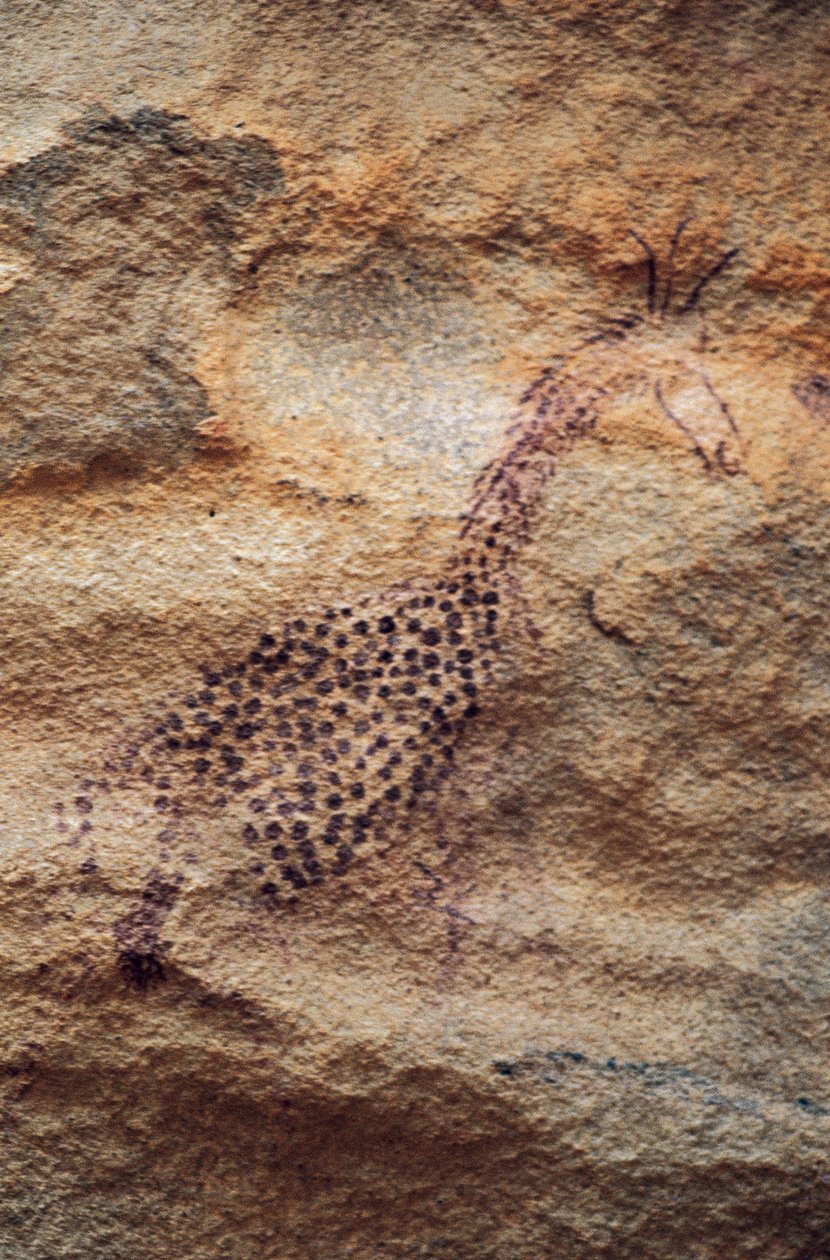Giraffe, hulemaleri, Pastoral periode (4000-2500 f.Kr.), Tassili n