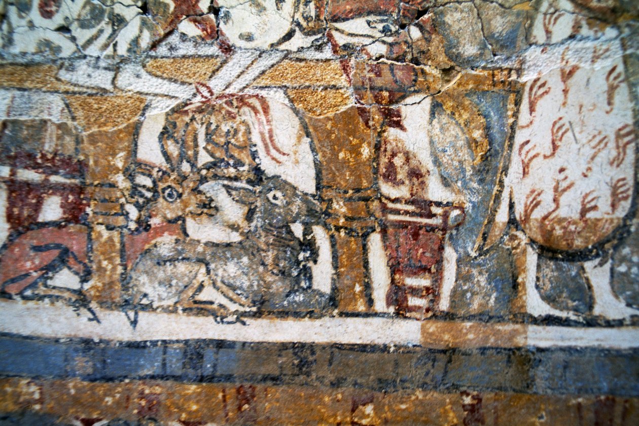 Haghia Triada Sarcophagus, Kreta, Hellas, minoisk sivilisasjon av Walter Charles Mills