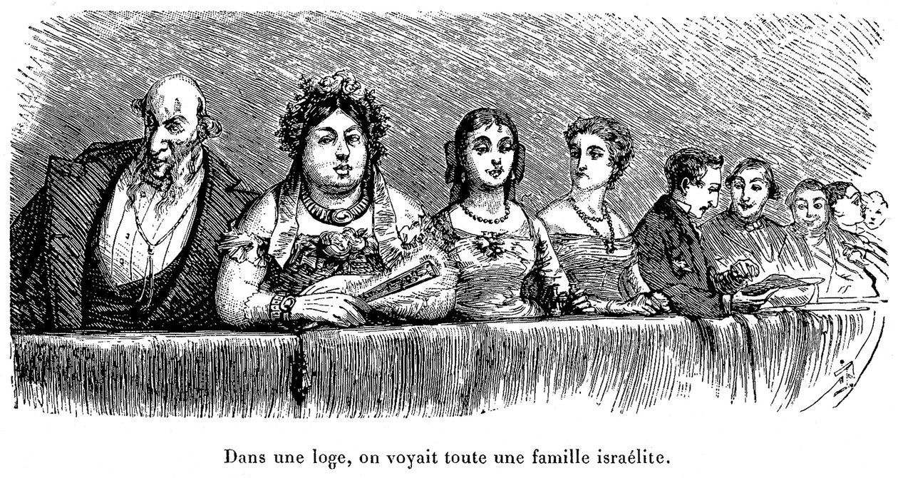 Israelsk familie i en teaterhytte i Russland av Walter Charles Mills