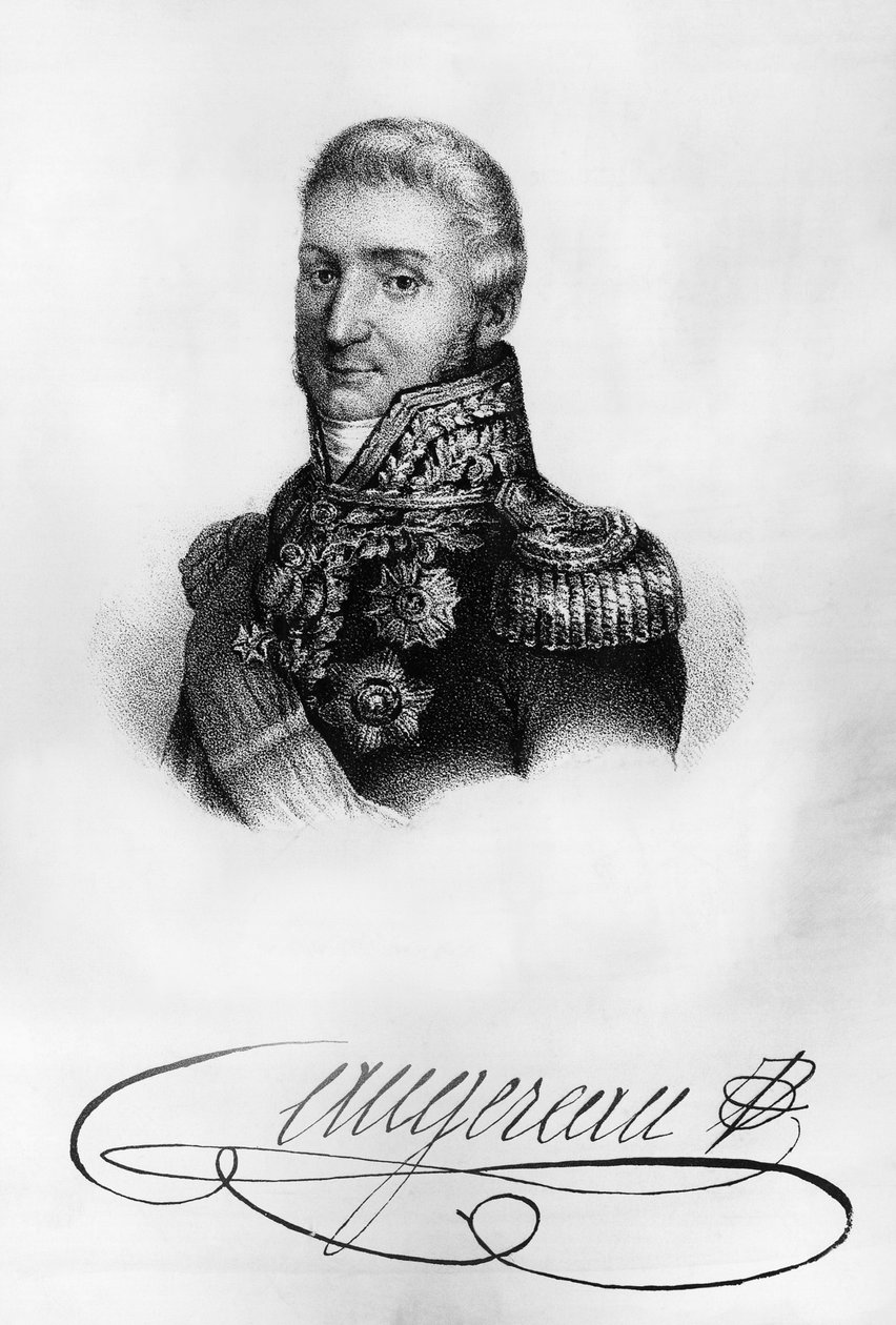 Portrett av Charles Pierre Francois Augereau av Walter Charles Mills