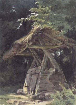 Brønn ved Ruisseauville nær Agincourt, 1800-tallet av John Absolon