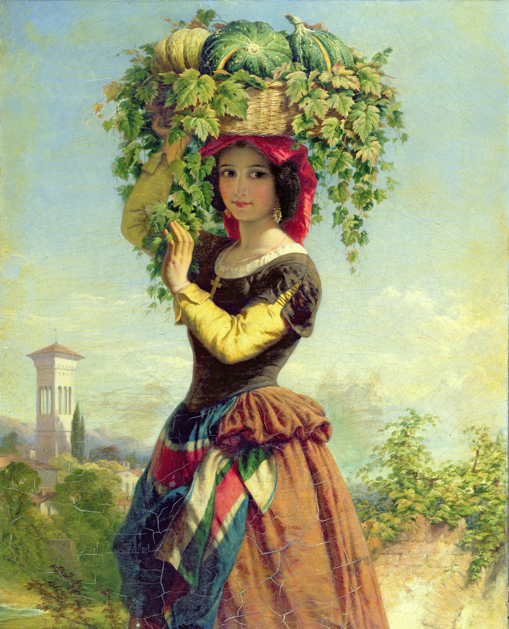 En italiensk fruktselger av John Adam P. Houston