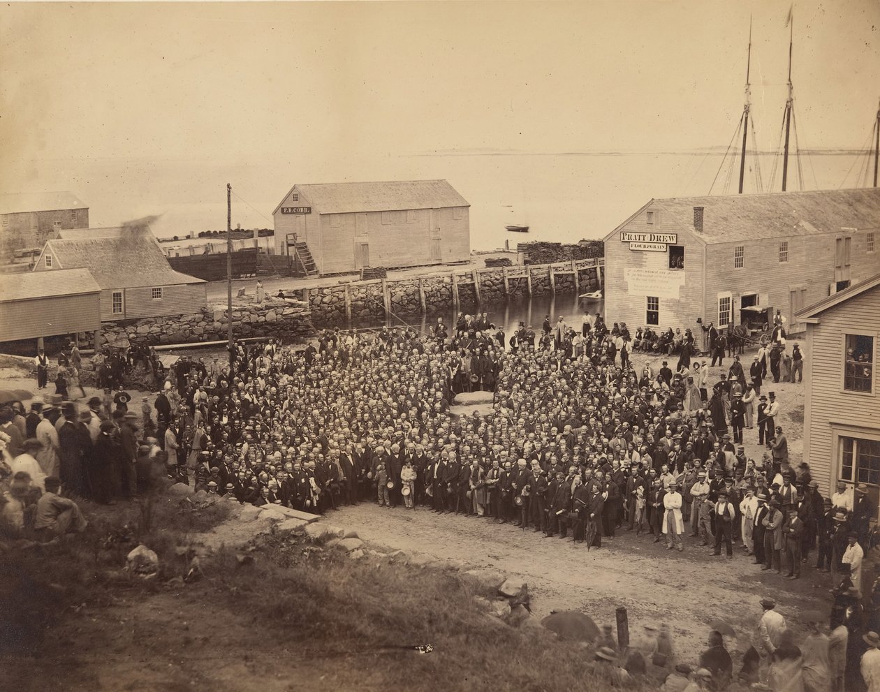 National Congregational Council i Plymouth Rock, 22. juni 1865. av John Adams Whipple