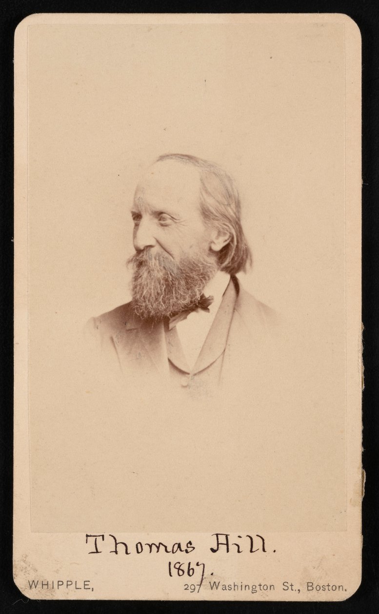 Portrett av Thomas Hill 1818-1891, 1867. av John Adams Whipple