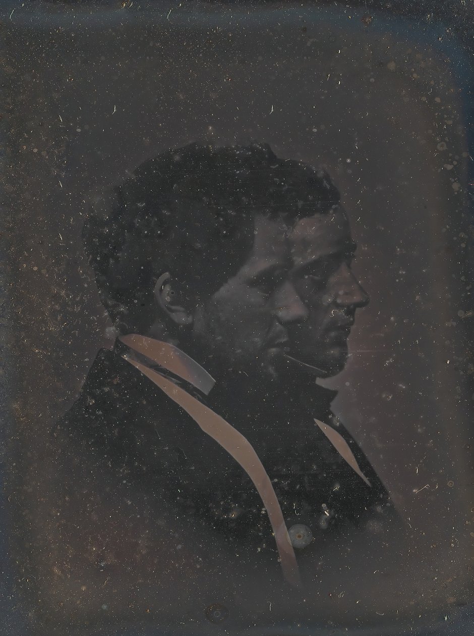 Selvportrett med kunstnerens bror, 1840-tallet. av John Adams Whipple