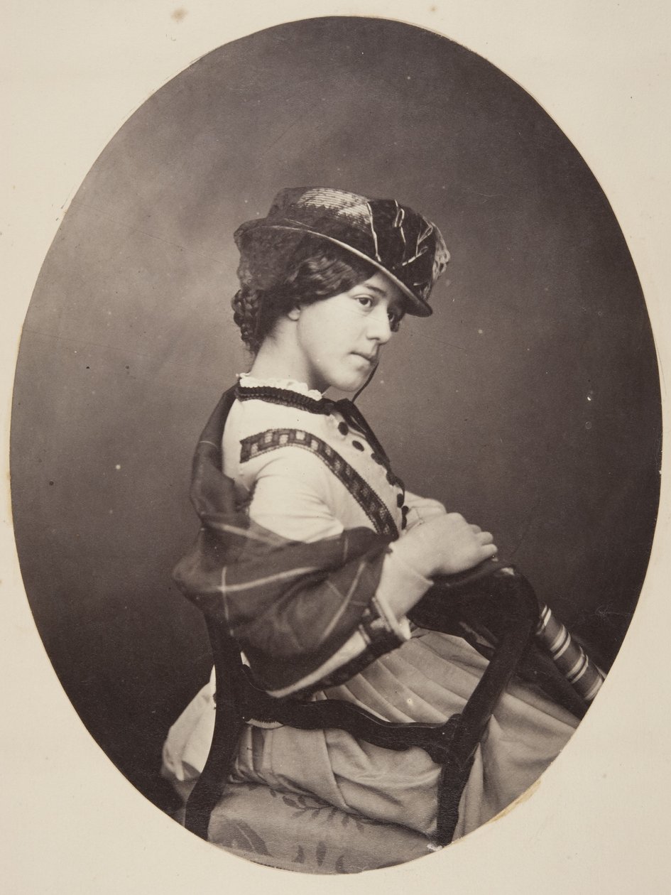 Uidentifisert kvinne, 1865 av John Adamson