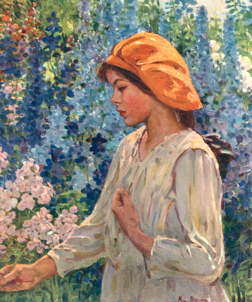 Riddersporer, Bokplate av John Alfred Arnesby Brown