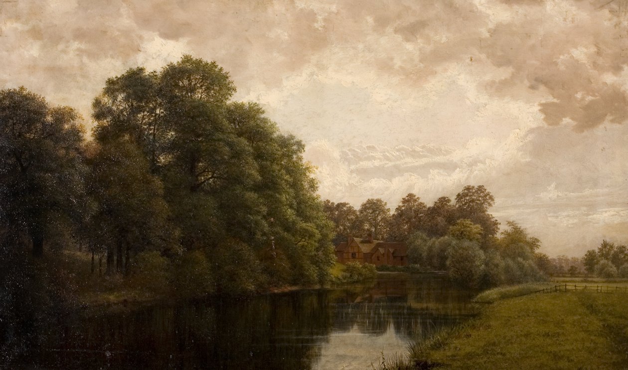 En fredelig Warwickshire-scene, 1883 av John Anderson