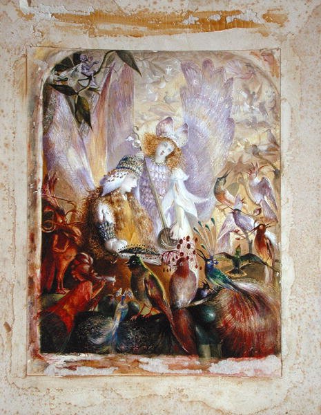 Konserten (akvarell på papir) av John Anster Fitzgerald