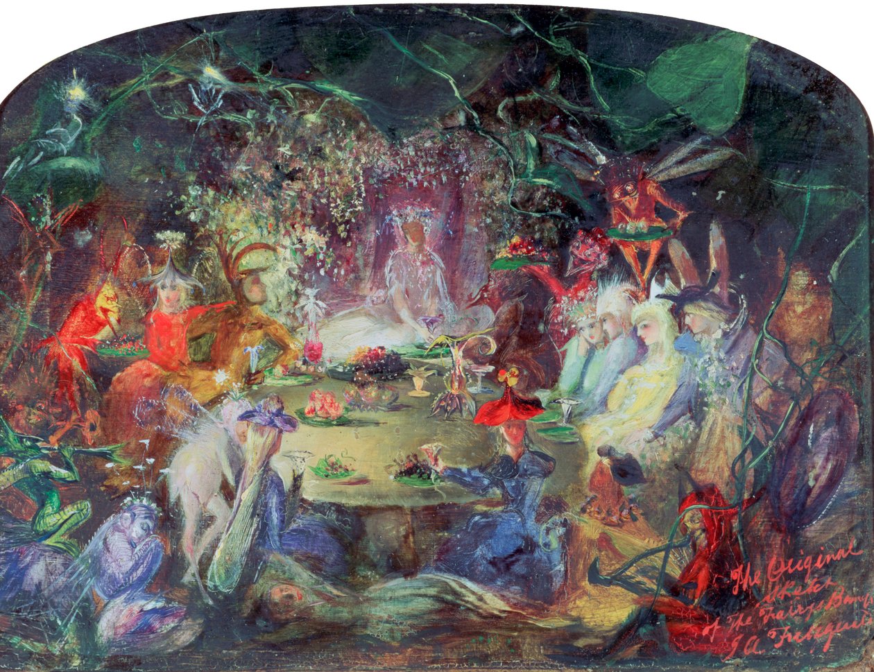 Eventyrbanketten, 1832-1906 av John Anster Fitzgerald