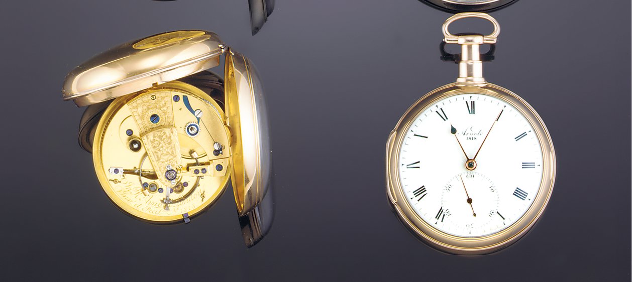 22 karat fjærlås kronometer lommeur, London, nr. 1818, 1801 av John Arnold