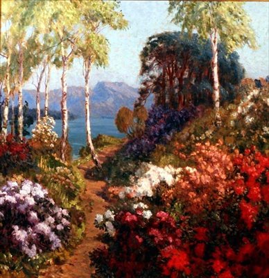 En Hillside Garden i Westmoreland av John Arthur Black