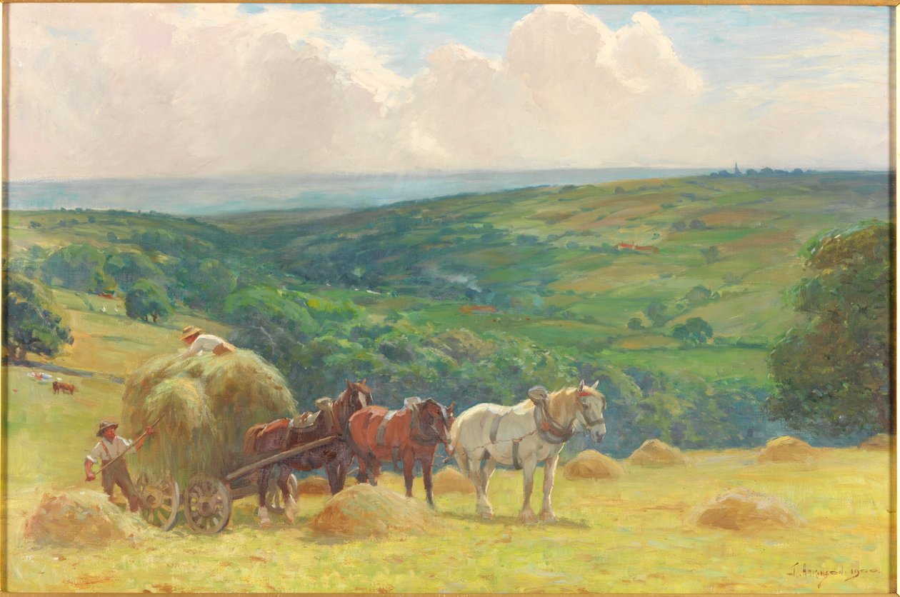 Høyproduksjon, 1900 av John Atkinson