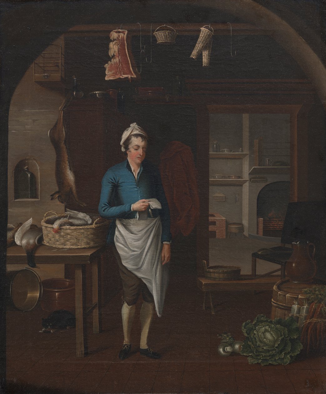 Kjøkken Scene av John Atkinson