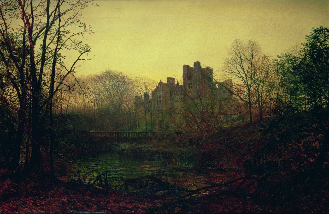 En etterglød i oktober, 1871 av John Atkinson Grimshaw