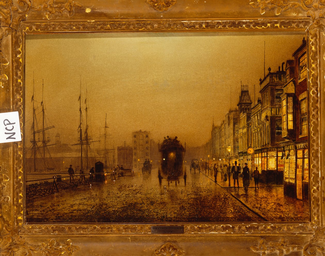 Glasgow Docks, 1892 av John Atkinson Grimshaw