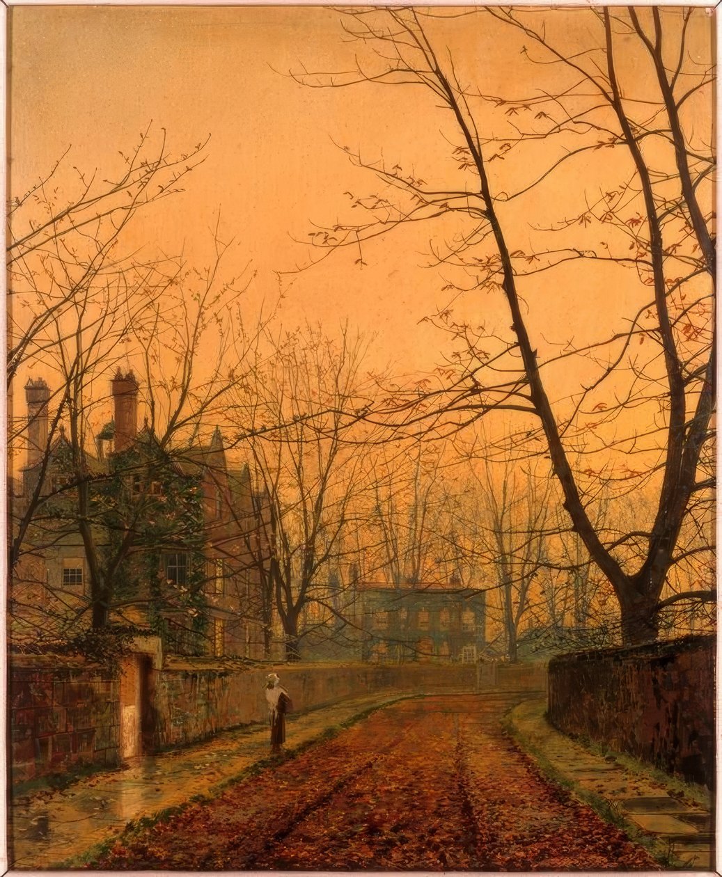Hampstead – Høstgull av John Atkinson Grimshaw