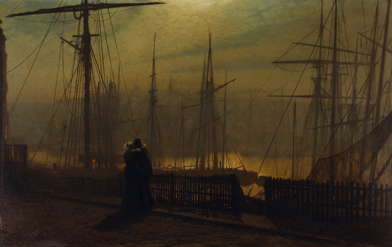 Hjemme igjen av John Atkinson Grimshaw