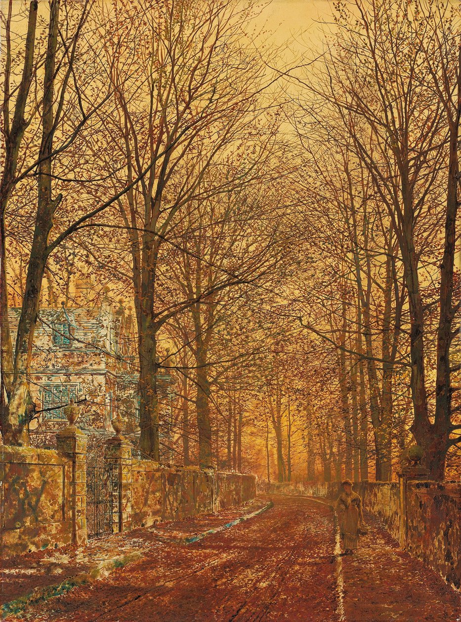 I den gylne gamle tid av John Atkinson Grimshaw