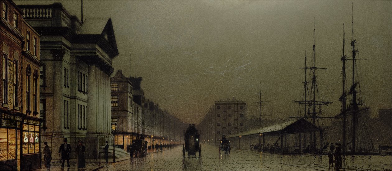 Liverpool, 1893 av John Atkinson Grimshaw