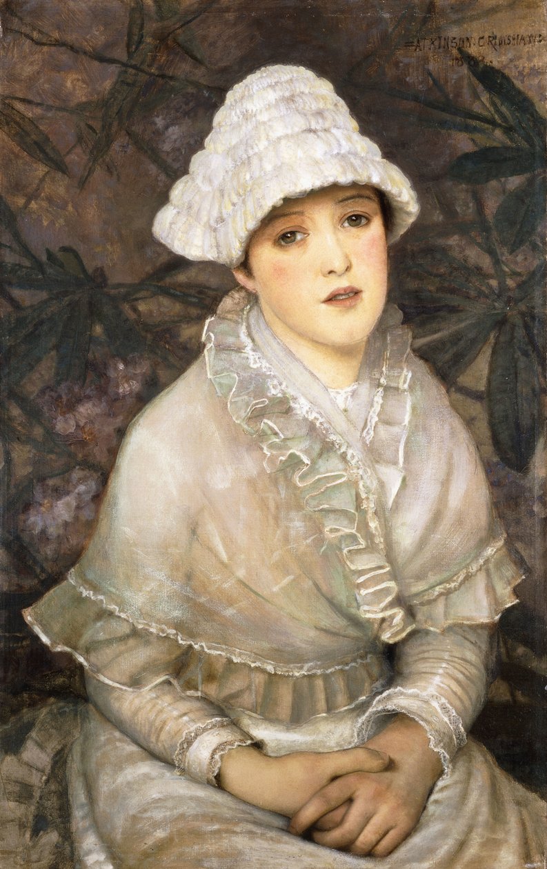 My Wee White Rose, 1882 av John Atkinson Grimshaw