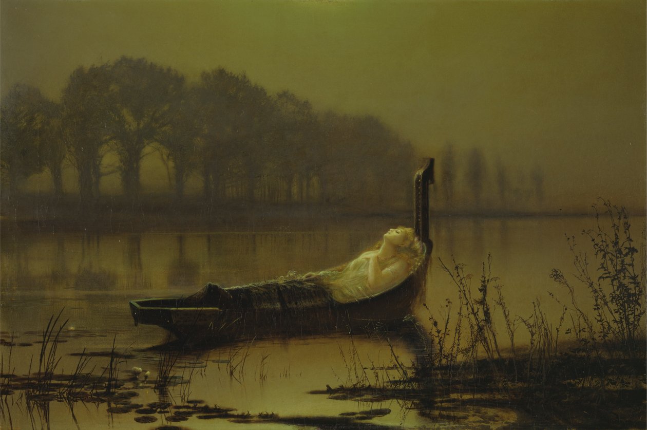 "The Lady of Shalott" av John Atkinson Grimshaw