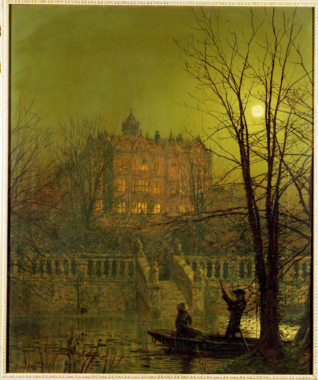 Under månestrålene, 1882 av John Atkinson Grimshaw