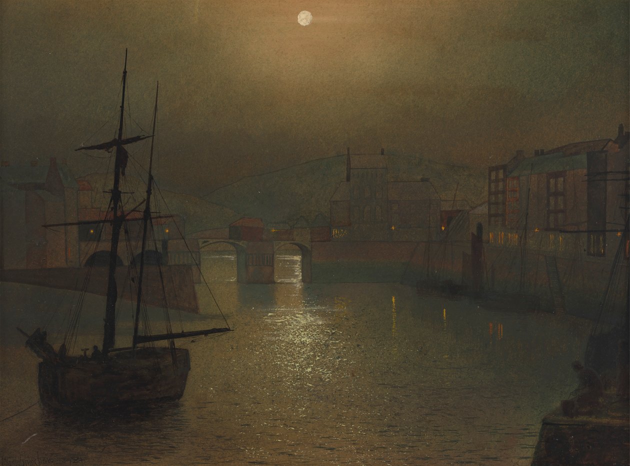 Whitby av John Atkinson Grimshaw
