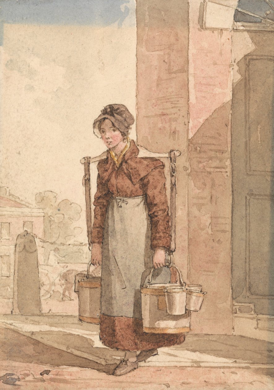 En melkepike av John Augustus Atkinson